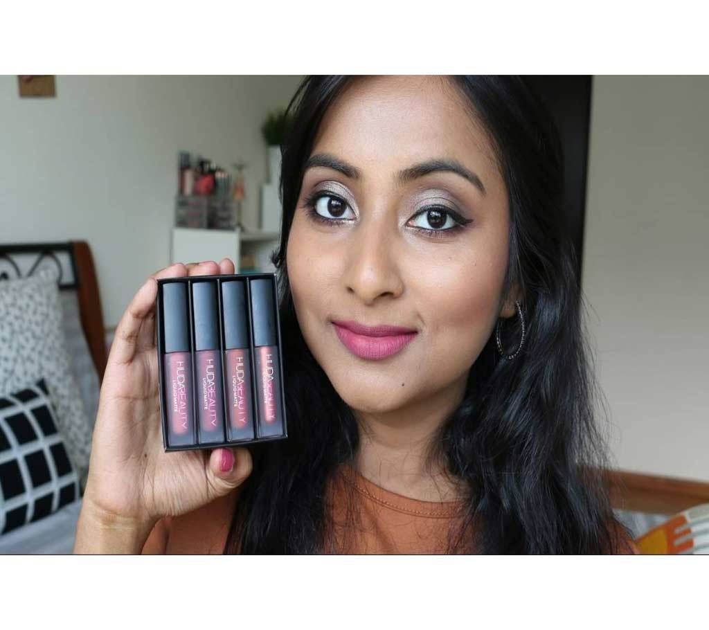 Huda Beauty Pink Edition Lipstick - 4 pcs - Malaysia