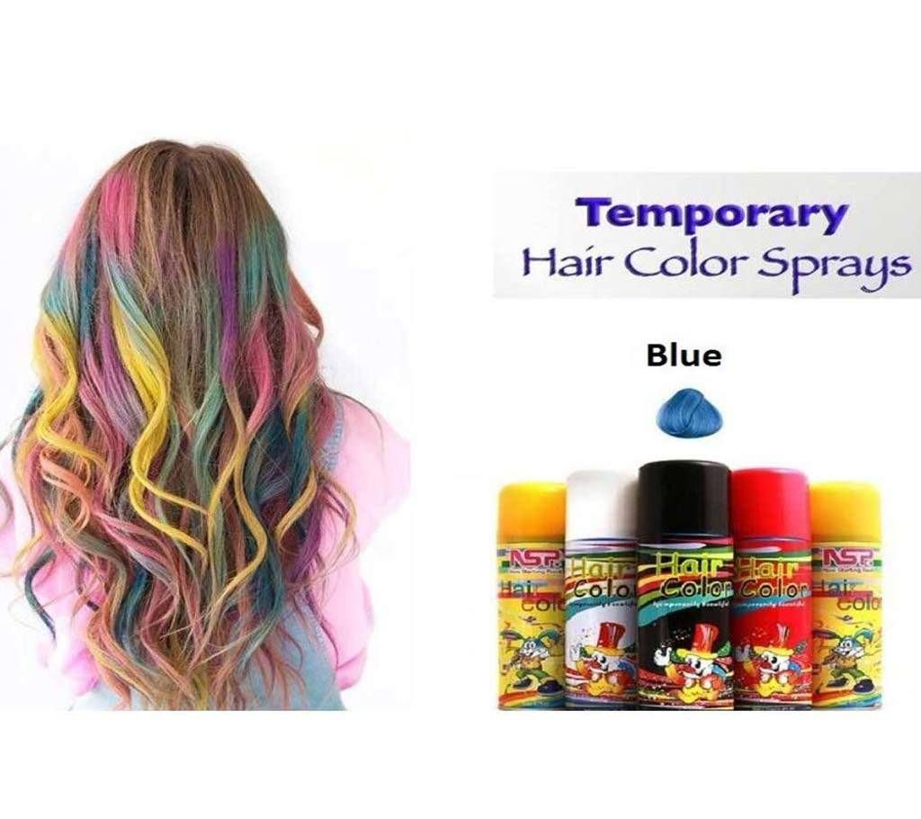 Temporary Hair colour spray Blue China 