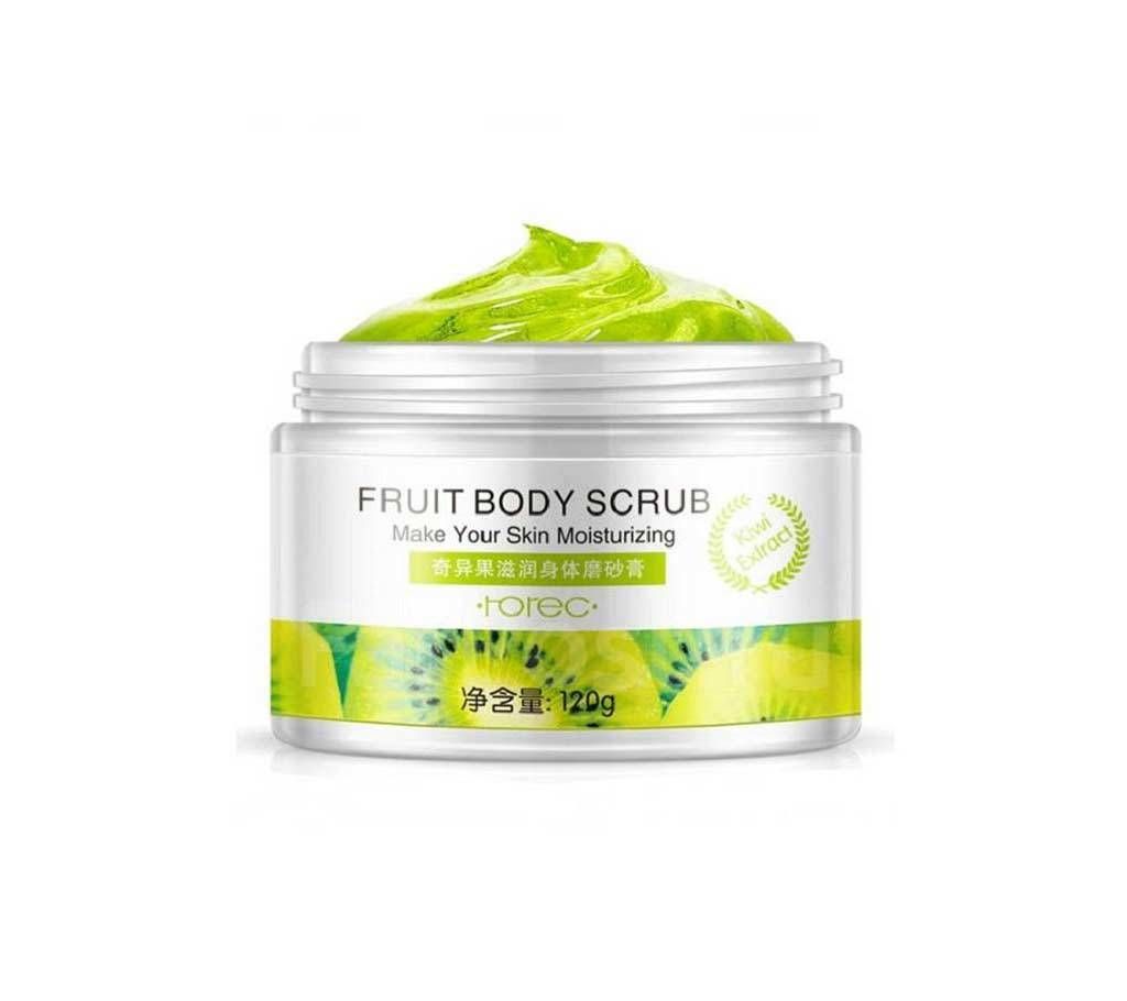ROREC Fruit Body Natural Scrub Cleanses Skin Care Moisturizing Cucumber 120g Thailand