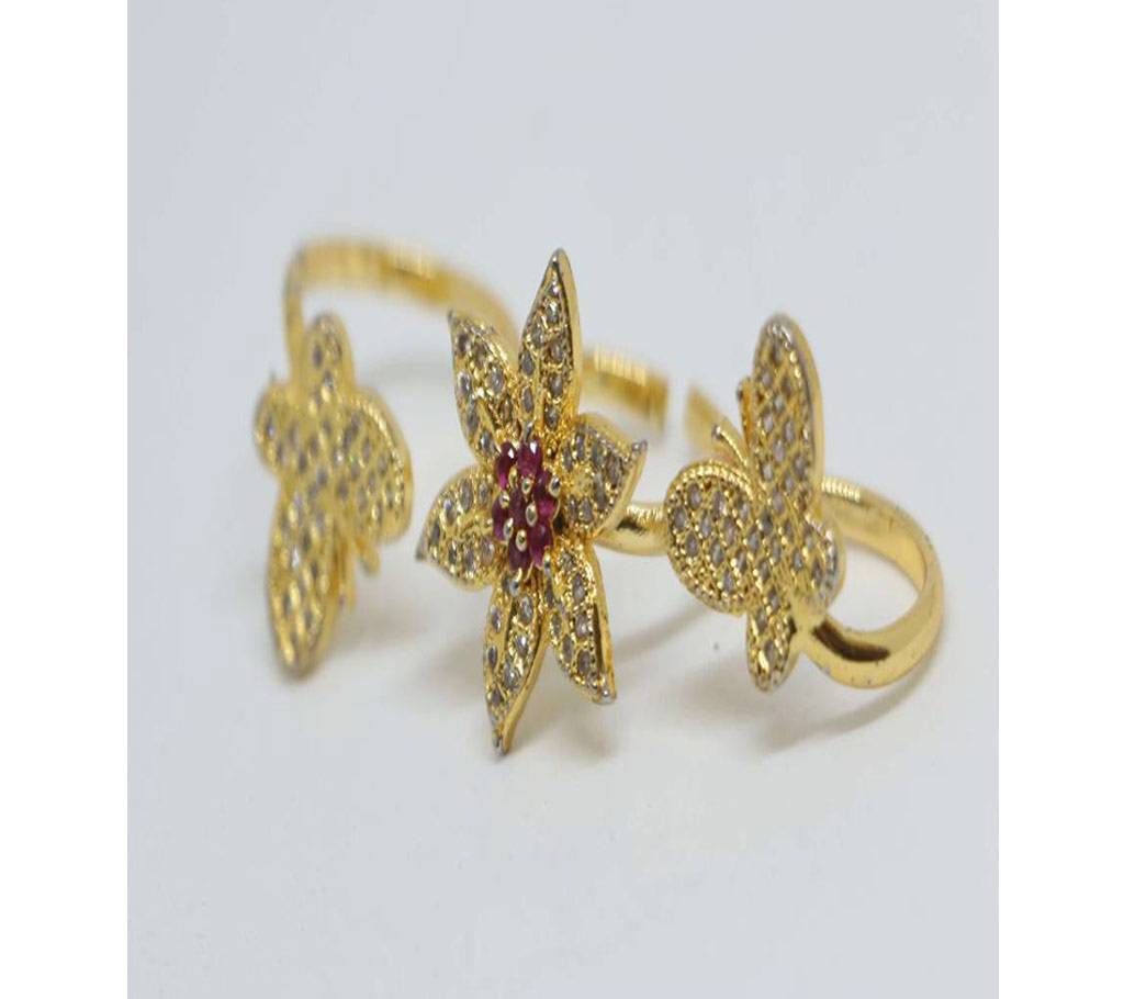 3 in 1 Adjustable finger ring