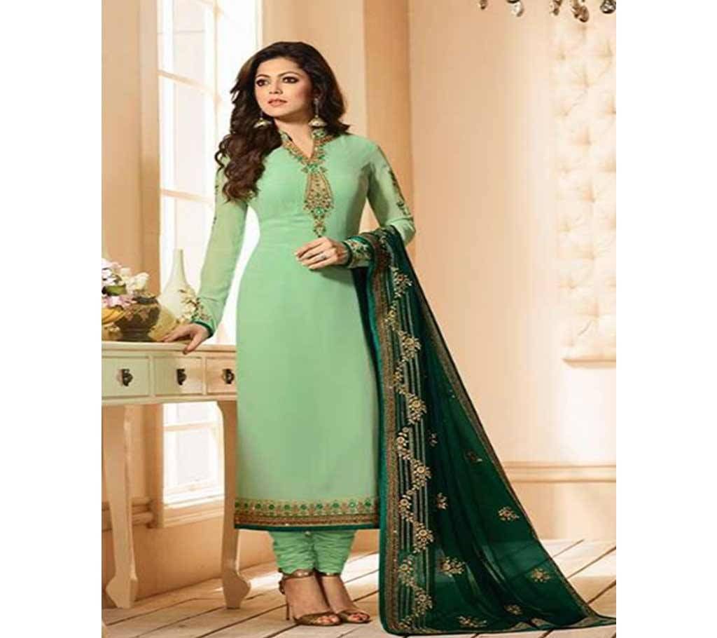 un-stitched Georgette Embroidered salwar kameez Nc-8931