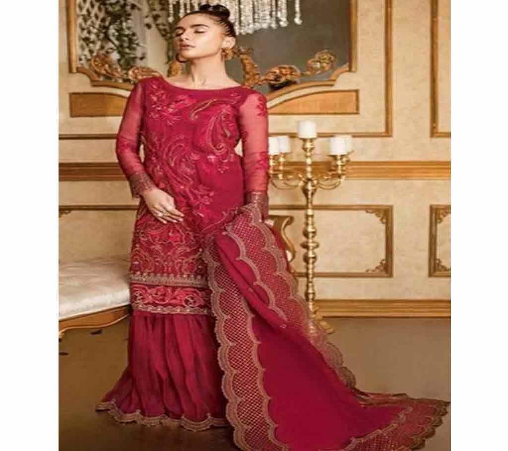 DEEPSY IMORZIA VOL 5 PAKISTANI SALWAR KAMEEZ 300-907 Multi with Redmaroon Three Piece 