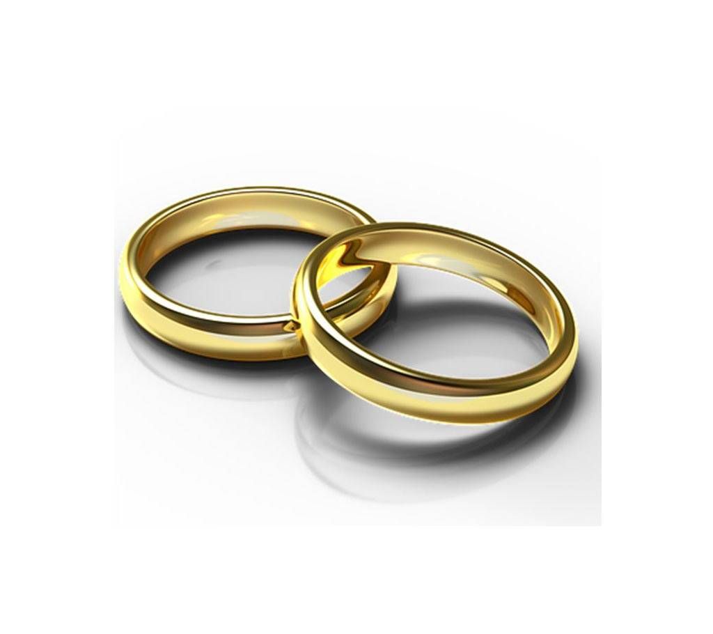 Golden Finger Ring for Couple