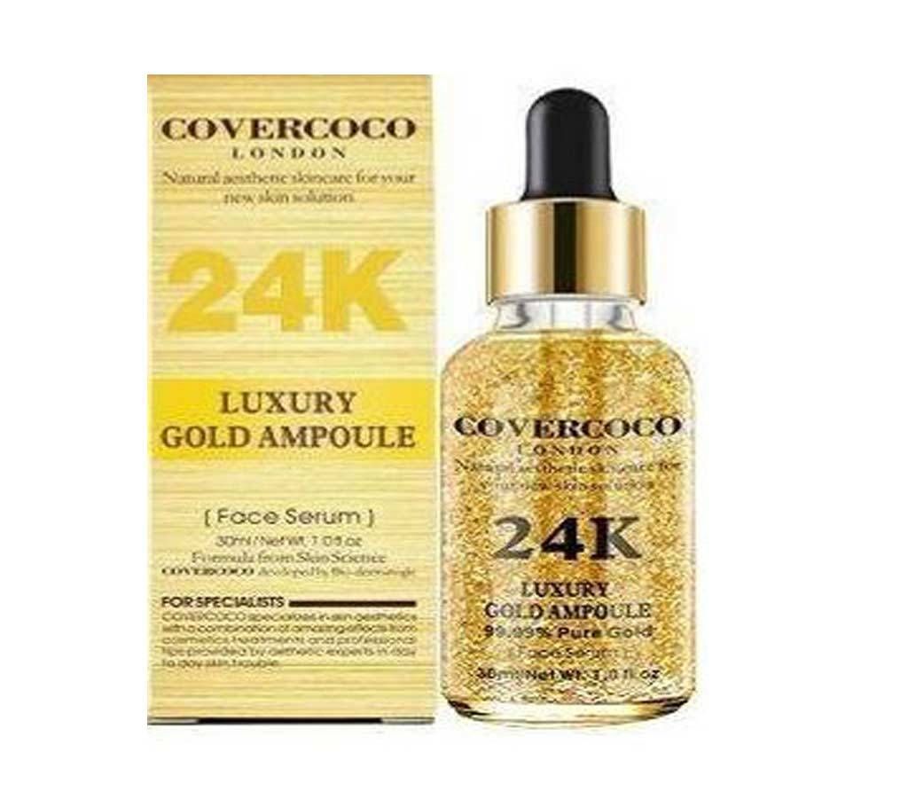 Covercoco LONDON Luxury 24k Gold Ampoule serum - 30ml 30ml UK