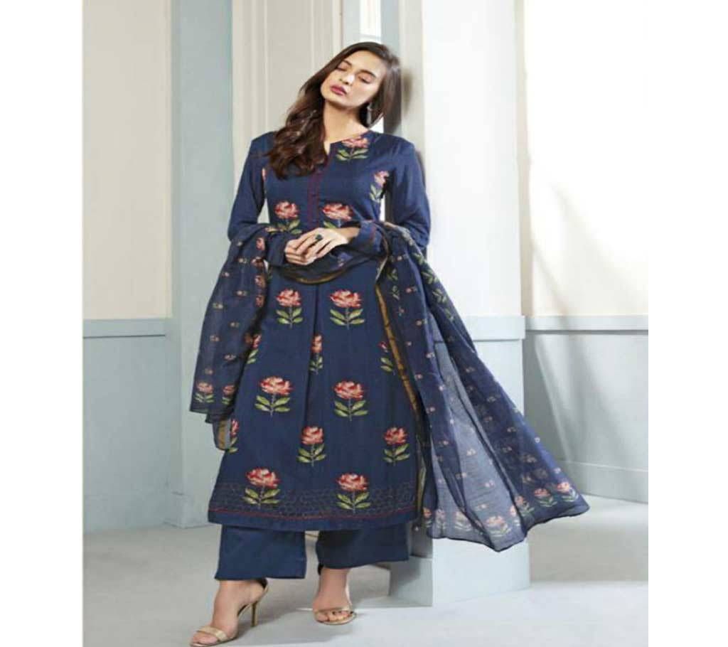Sarg Parnika - 464 Unstitched Cotton Suit