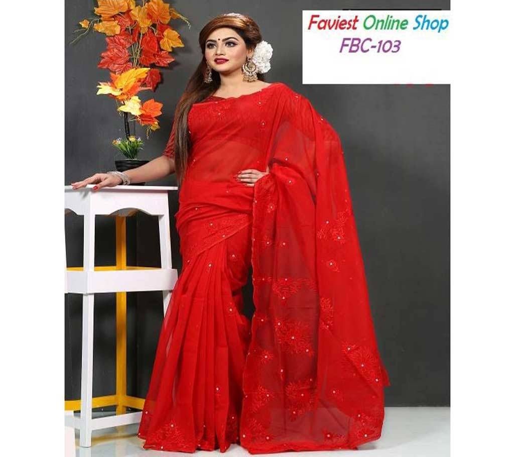 Silk Muslin Boishakhi Saree