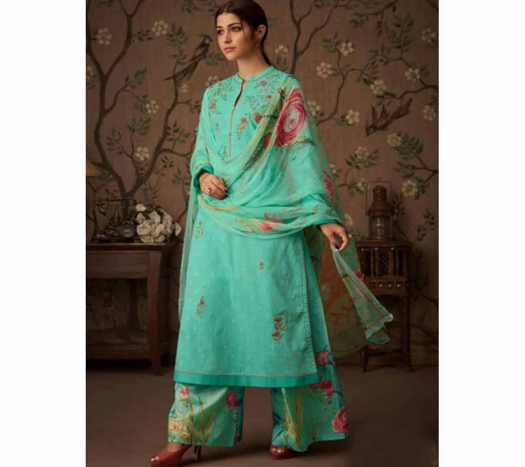 Esta Cressa Unstitched Cotton Three Piece 102