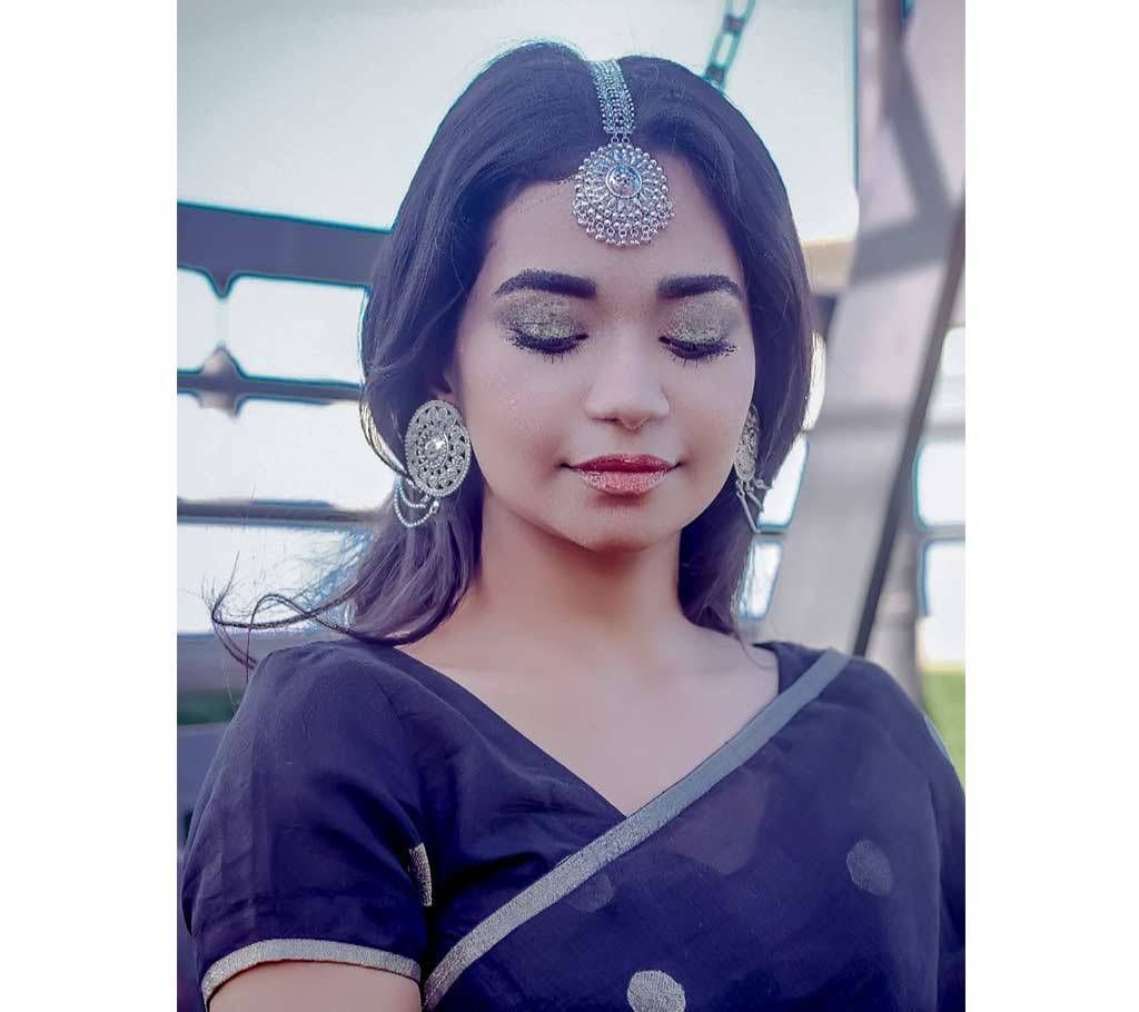 Handmade Silver Platted Earrings with Tana & Tikli