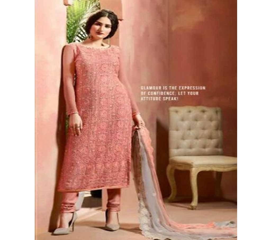 Semi-stitched Salwar Kameez Suit (Copy)