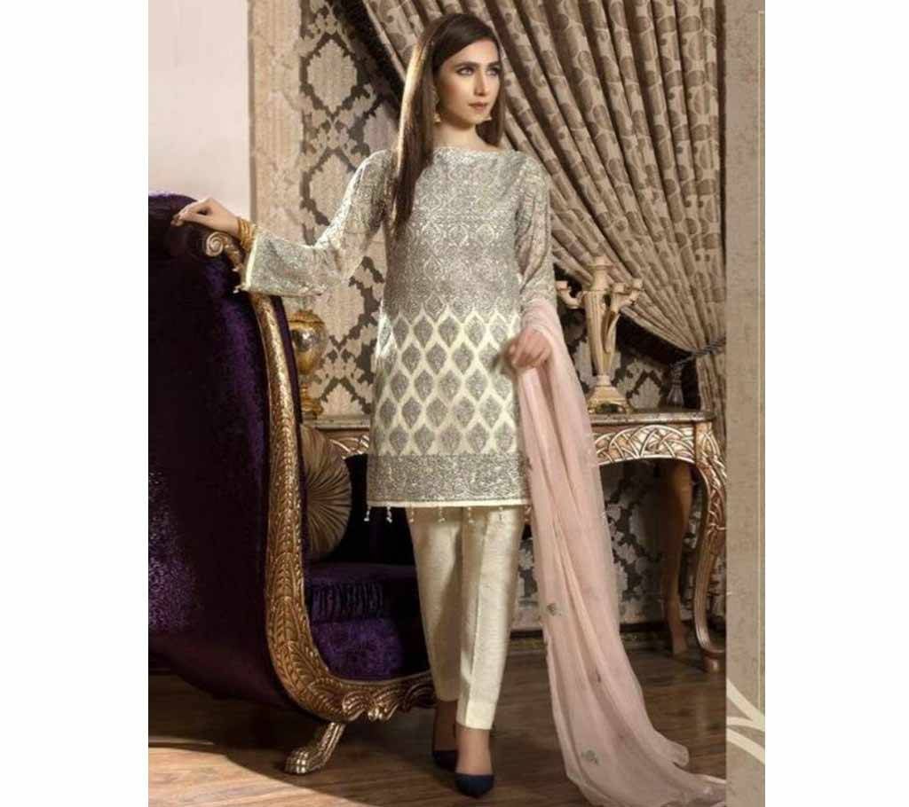 Unstitched Deepsy Gulbano 11 Georgette Heavy Indian Suits