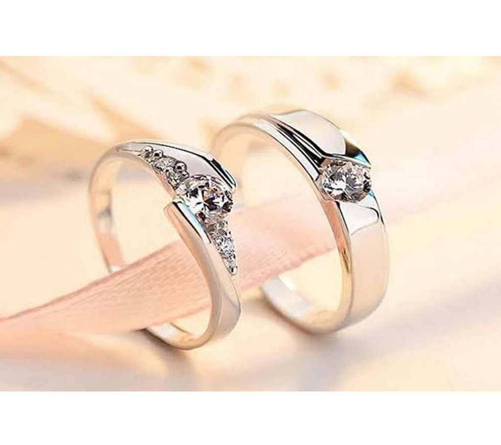 Trendy Couple Ring CR 02  GLM
