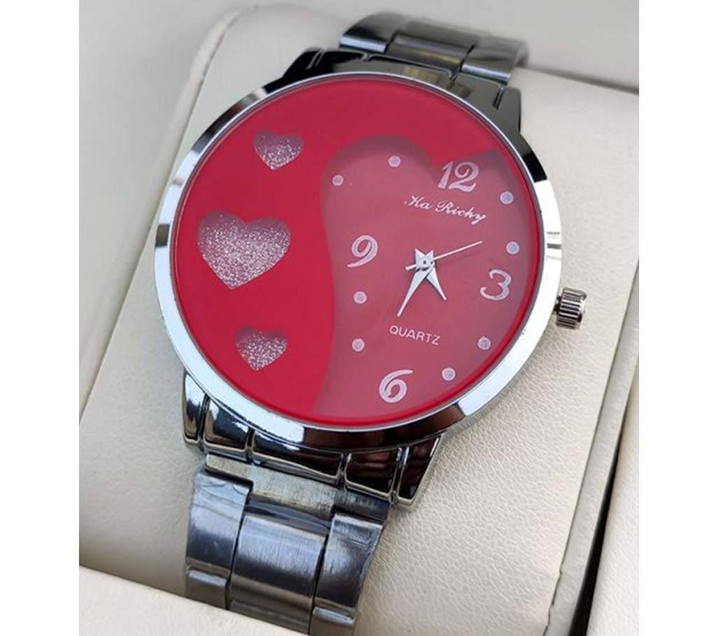 Loved Shaped Ladies Wrist Watch 