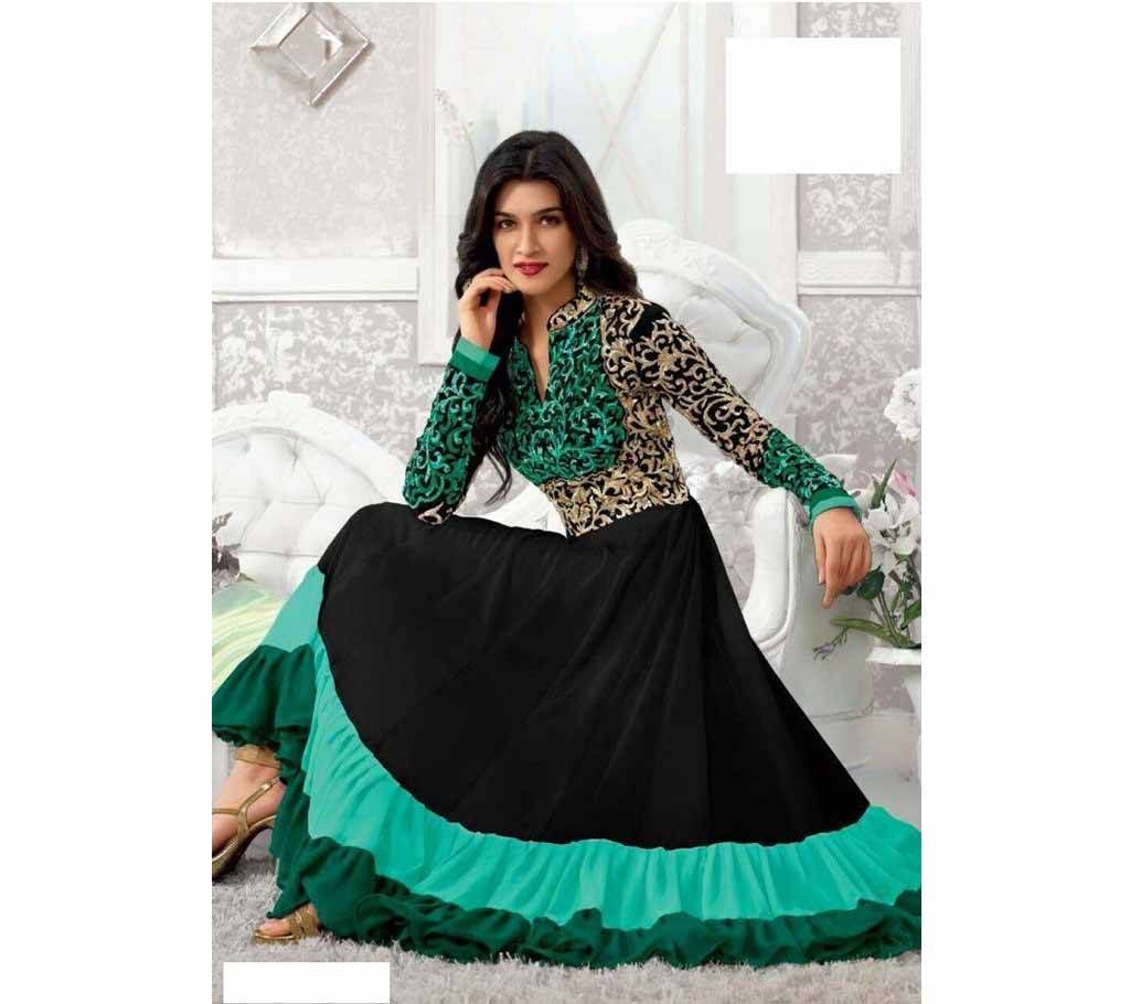 Unstitched Cotton Embroidery Three Piece Dress - Copy