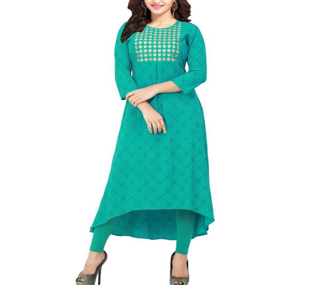 Linen Stitched Kurti - D_ 176 - 07 - DSZ