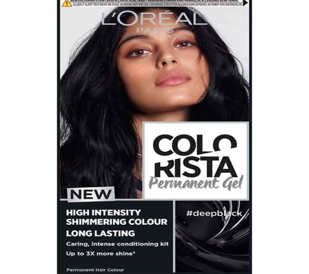LOreal paris Colorista Permanent gel deep black-8.22oz-France