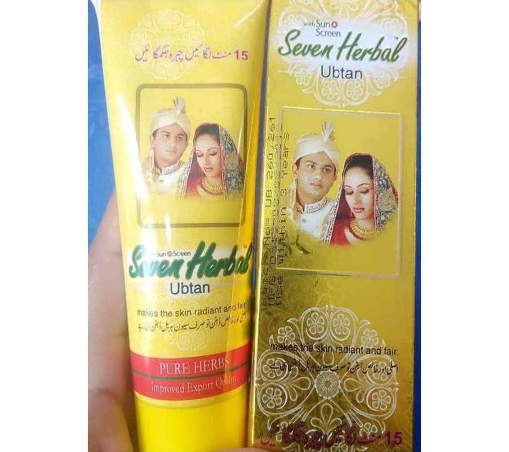 Seven Herbal Ubtan With Sun Screen-70gm-Kashmir