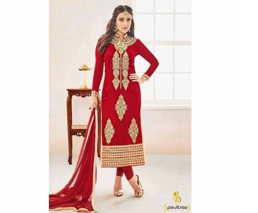 Indian Unstitched Block Print Cotton Three pcs