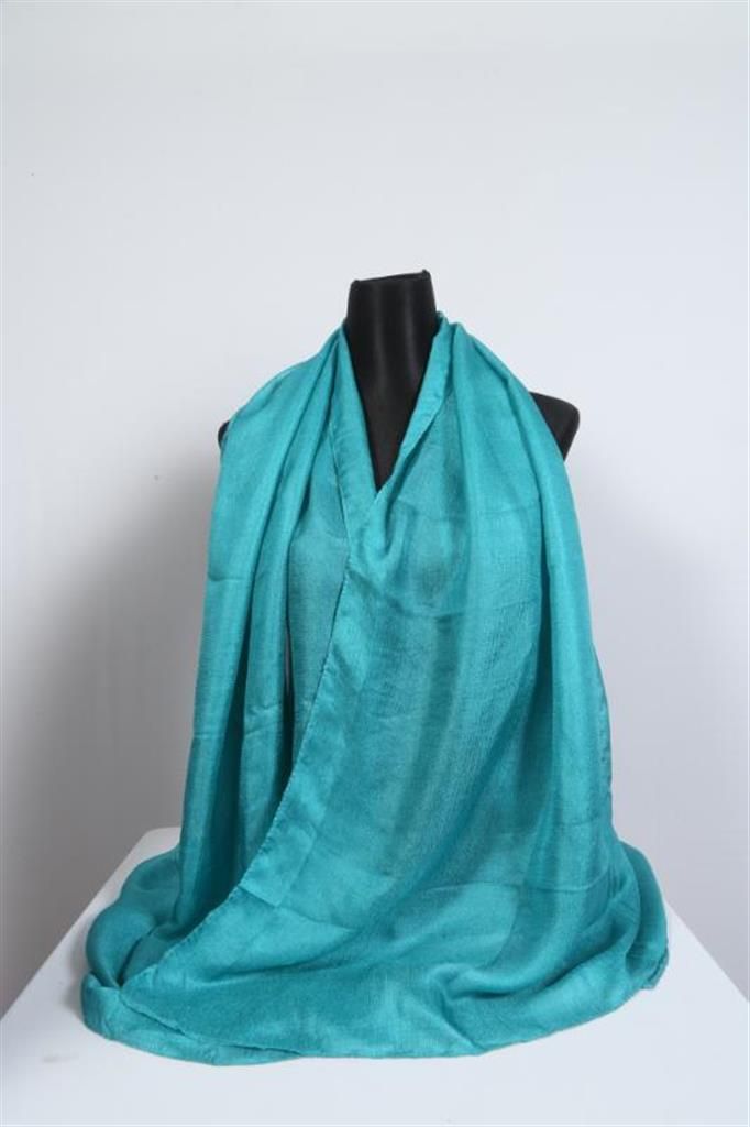 Deep Pest Color Samu Silk Hijab