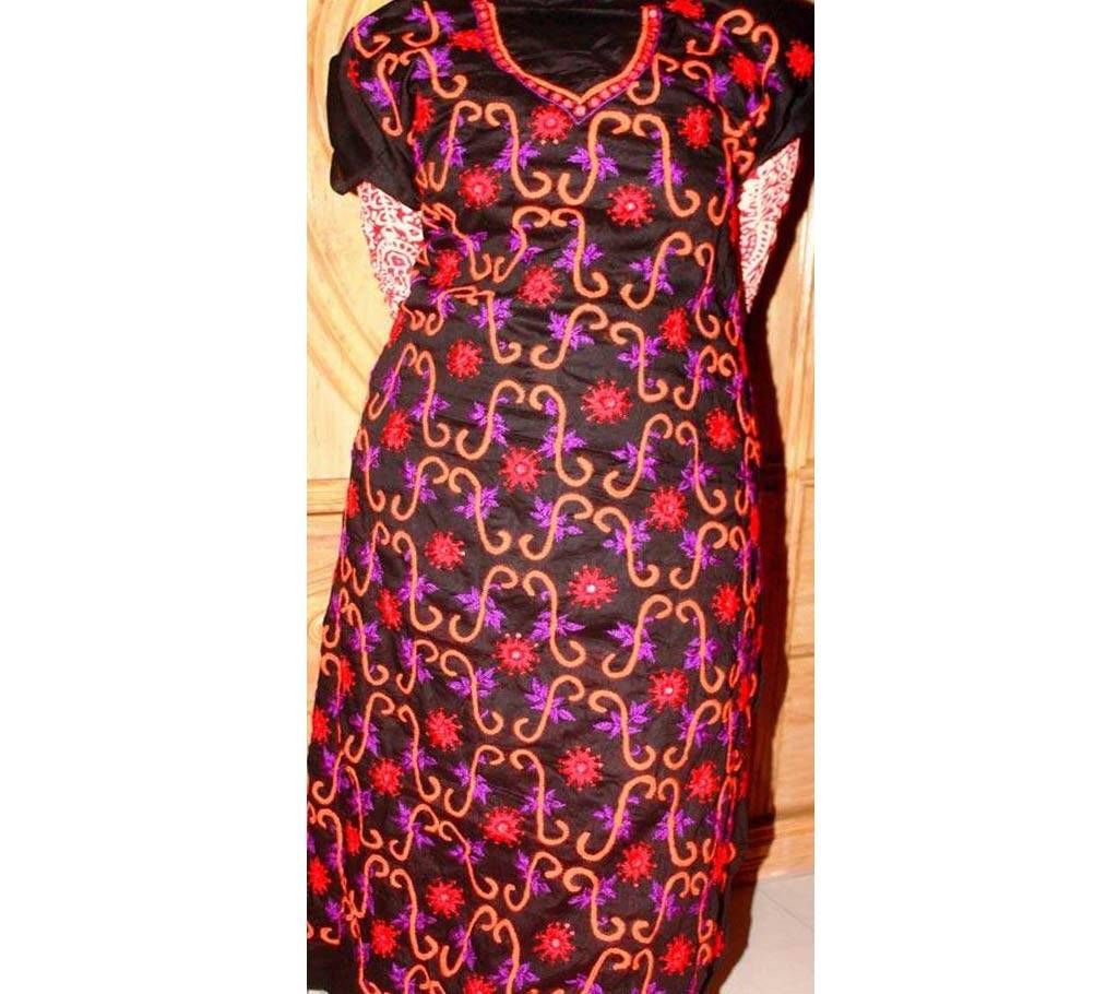 Unstitched Handicraft Cotton Single Kamiz