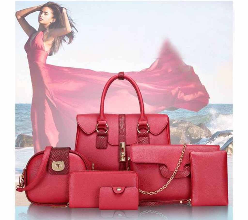 Ladies bag- 6 pieces set 
