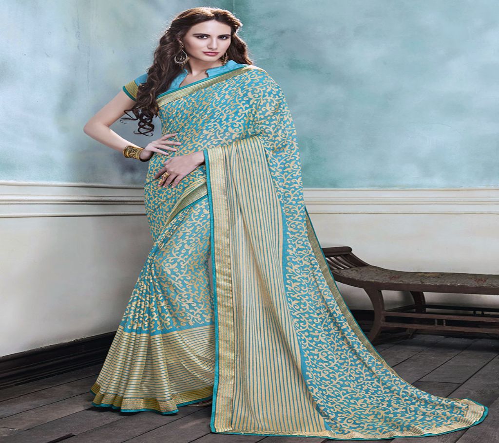 Gorgeous Georgette Saree With Blouse