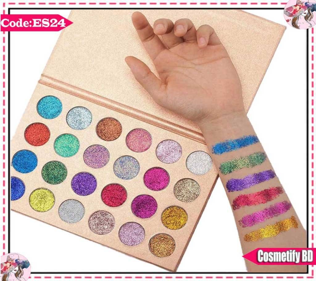 CLEOF cosmetics pressed glitter eyeshadow palette (China)