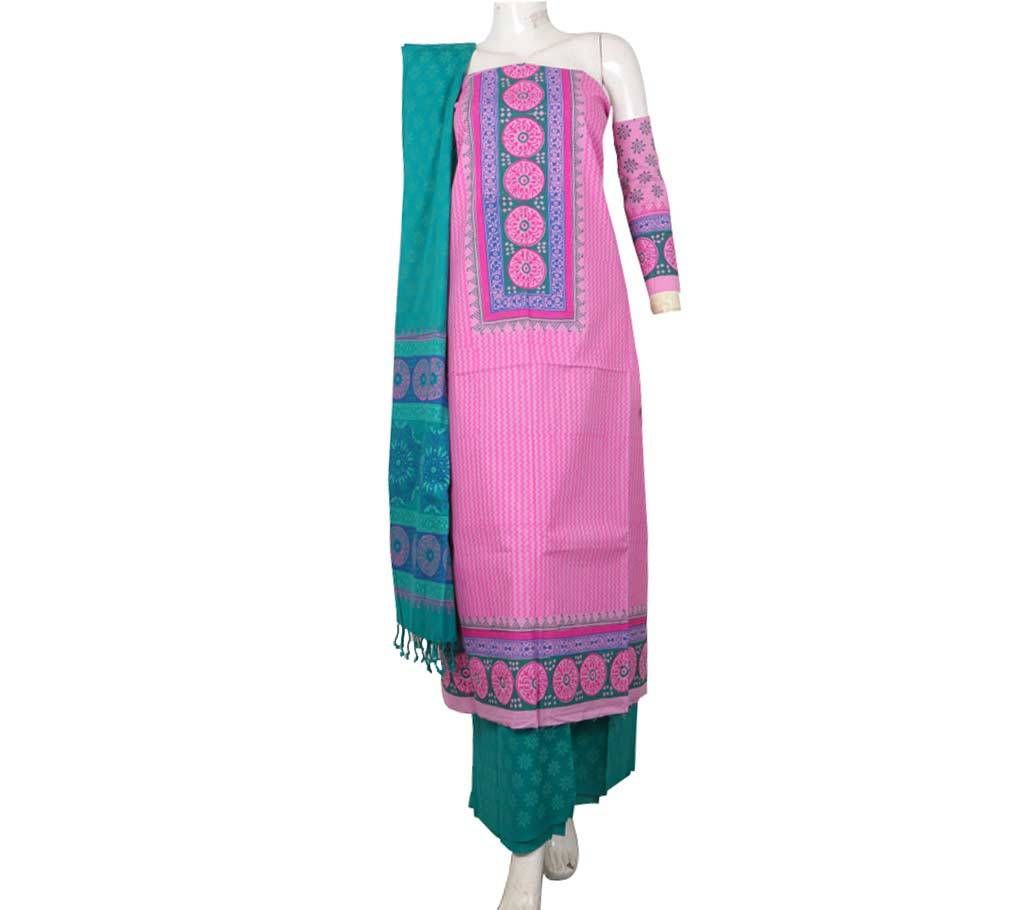 Unstitched Rajdhani Boyle Block Three Piece
