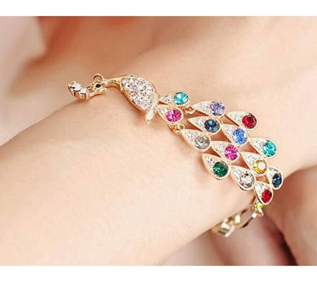Chia Fashion Colorful Peacock Bracelet (by Pink Point - CHIA59)