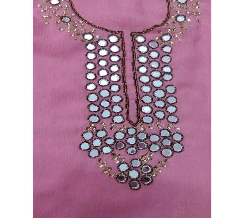 Indian Unstitched Georgette One Piece