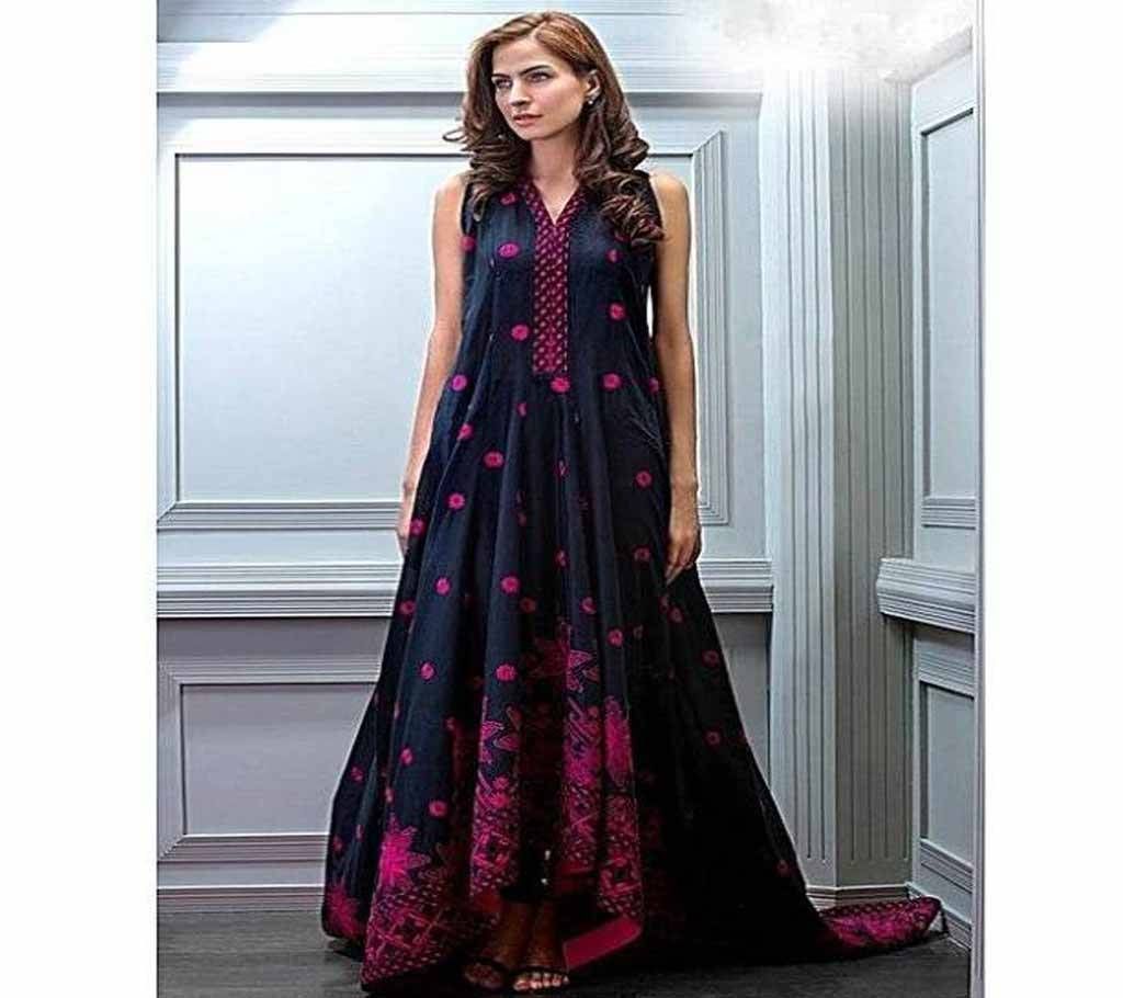 China Linen Semi Stitched Kurti (Copy)