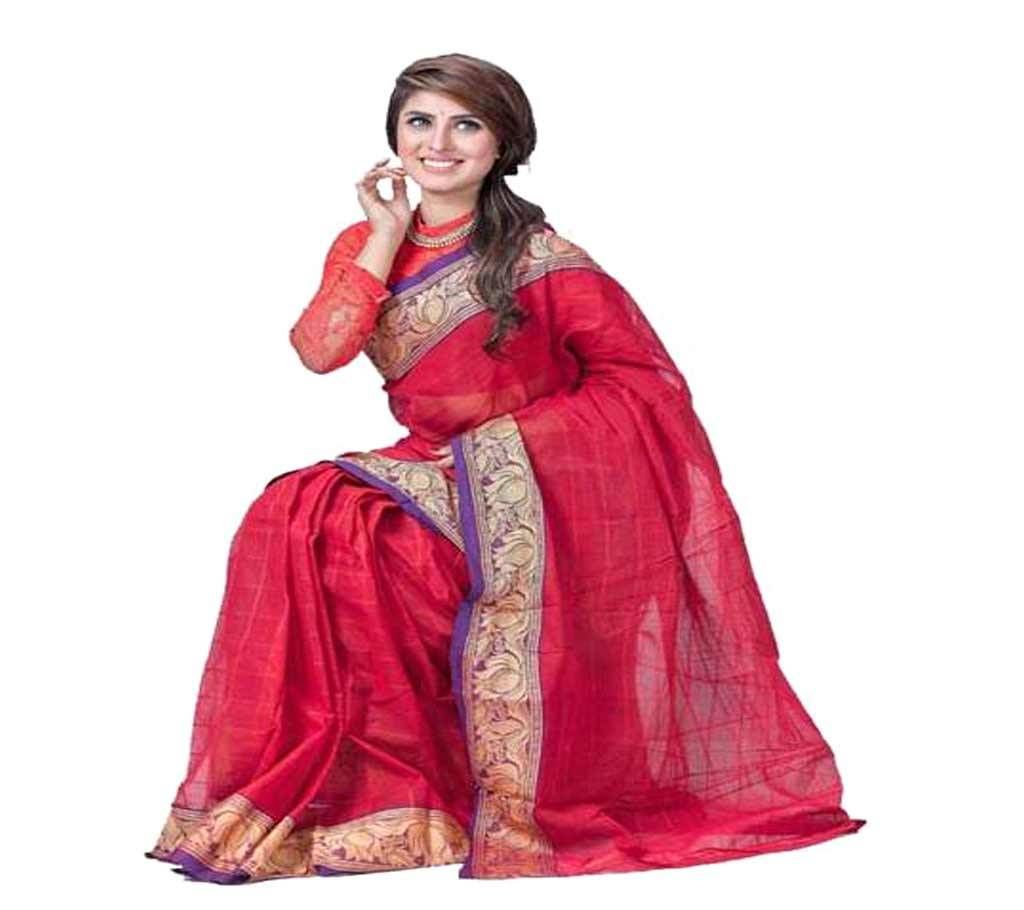 TAT COTTON SAREE FOR WOMEN 