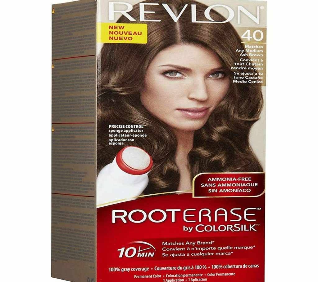ROOT ERASE 40 MEDIUM ASH BROWN ROOT ERASE 10 BLACK BY REVLON NO LONGER AVAILABLE 20.ML UK