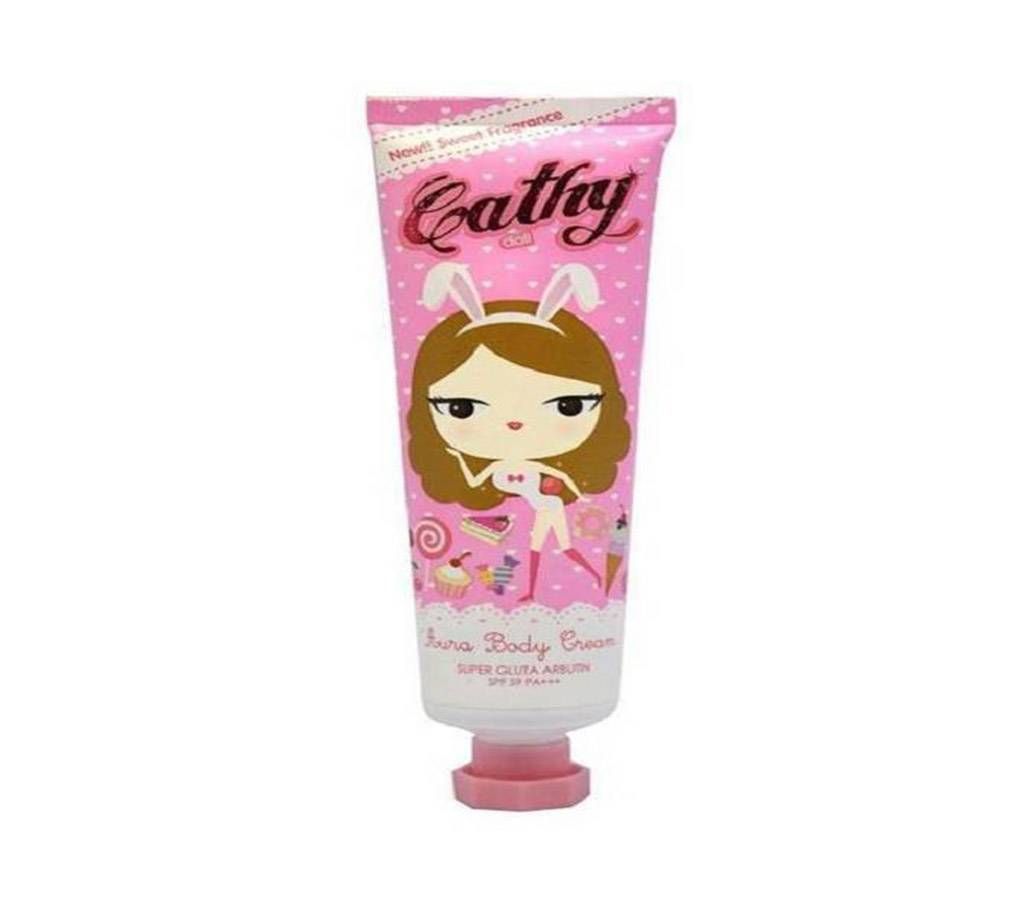 CATHY DOLL AURA BODY CREAM SUPER GLUTA ARBUTIN SPF 59 PA 60ML Thailand