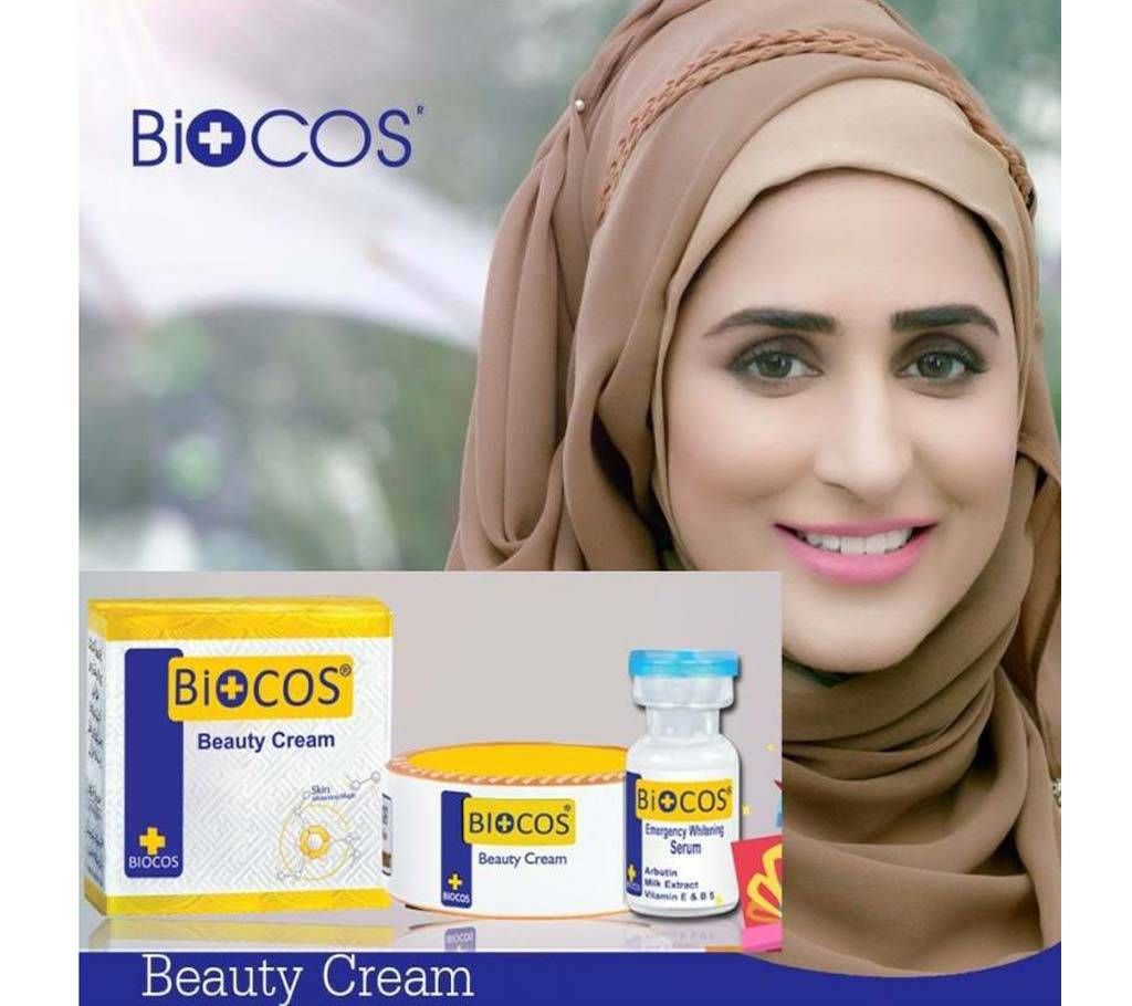 Biocos emergency whitening serum and cream 30g-dubai