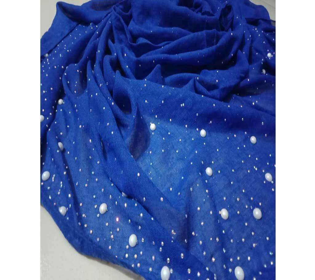 Pearl Designed Cotton Hijab