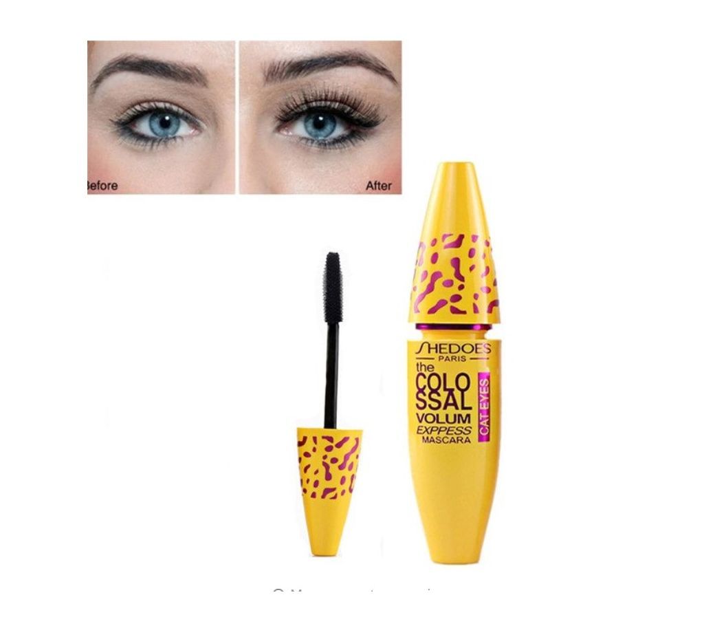 Waterproof Lasting Black Concentrated Eye Mascara 