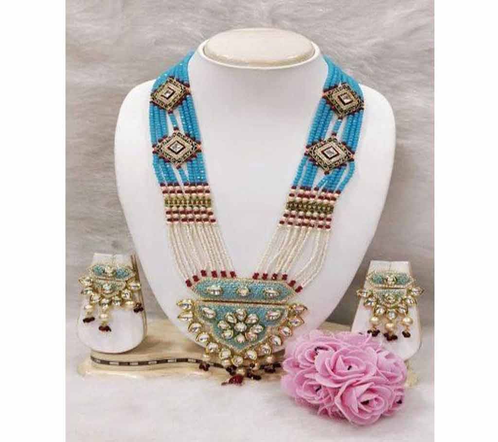 Royal Kundan Haa-Ocean Blue
