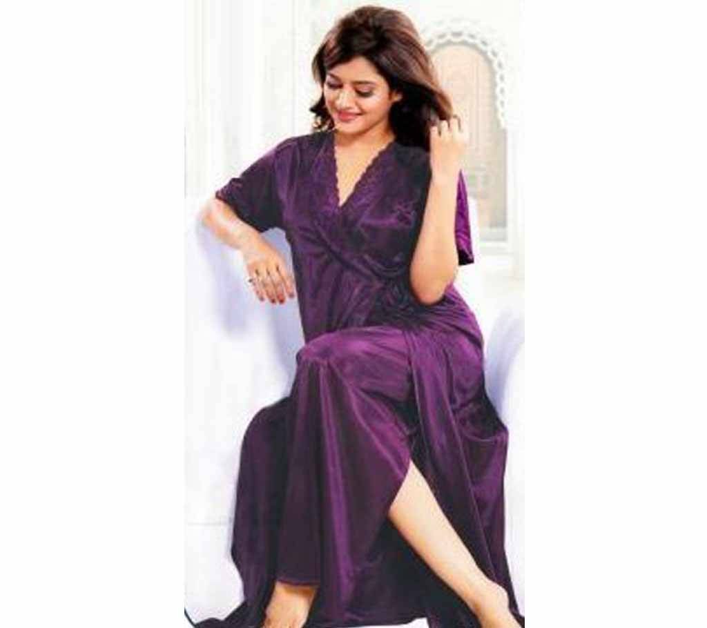Fashionable Six Part Night Dress-4607D