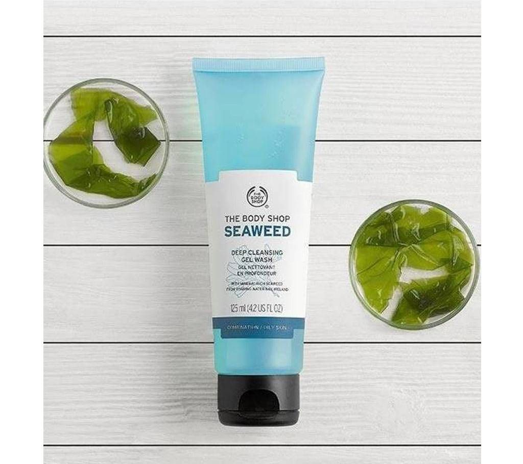The Body Shop Seaweed Deep Cleansing Gel Wash, 125 ml, UK