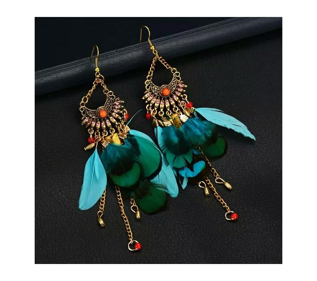 Ethnic Tassel Drop Earrings