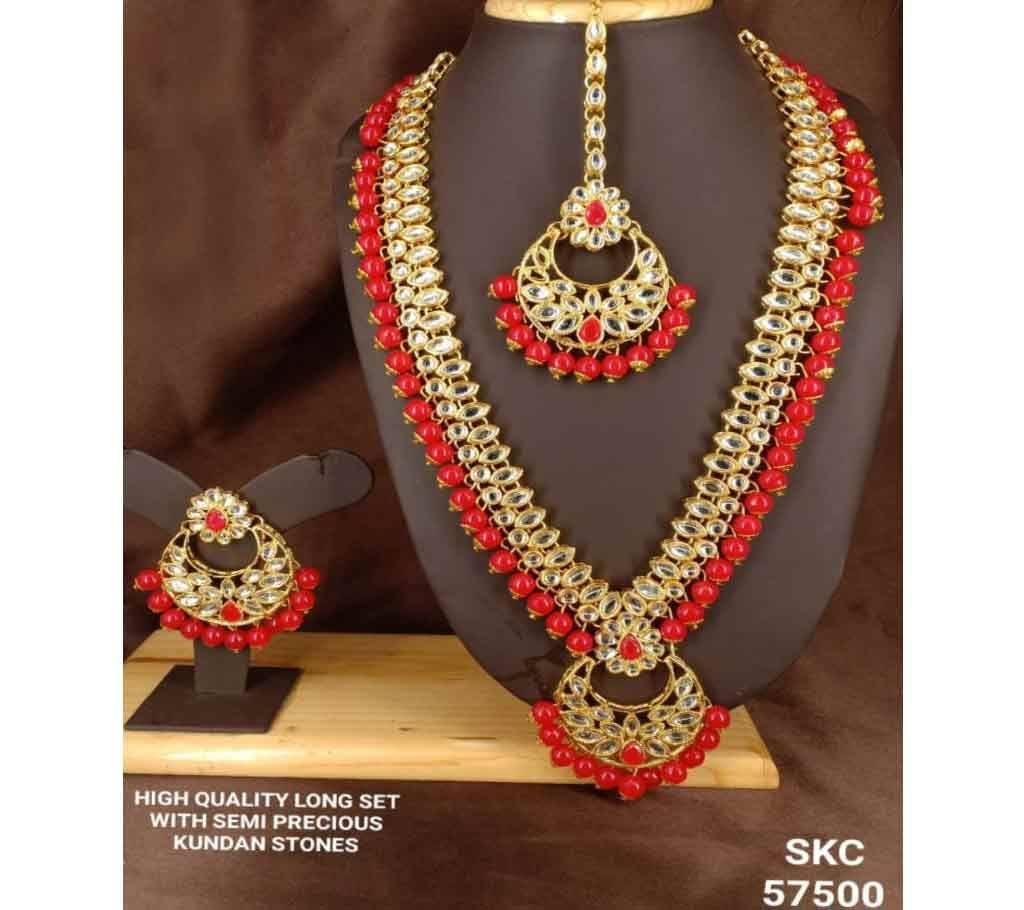 Wedding Collection Choker, Earring & Maang tika set