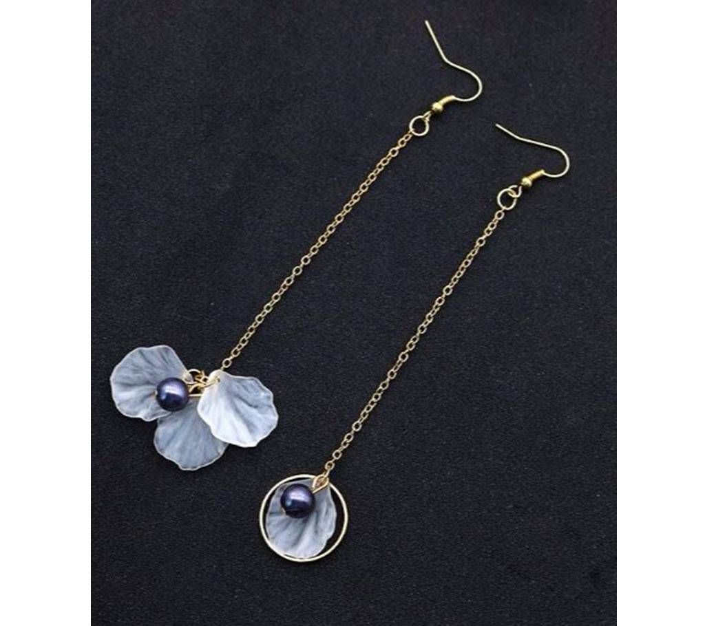 Long Tassel Resin flower Earrings For Women