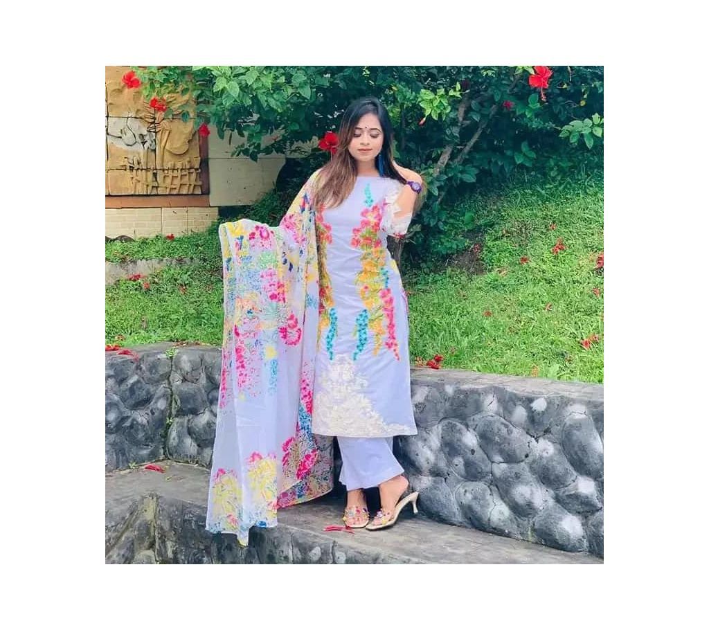 Block Print Cotton Four Piece 101