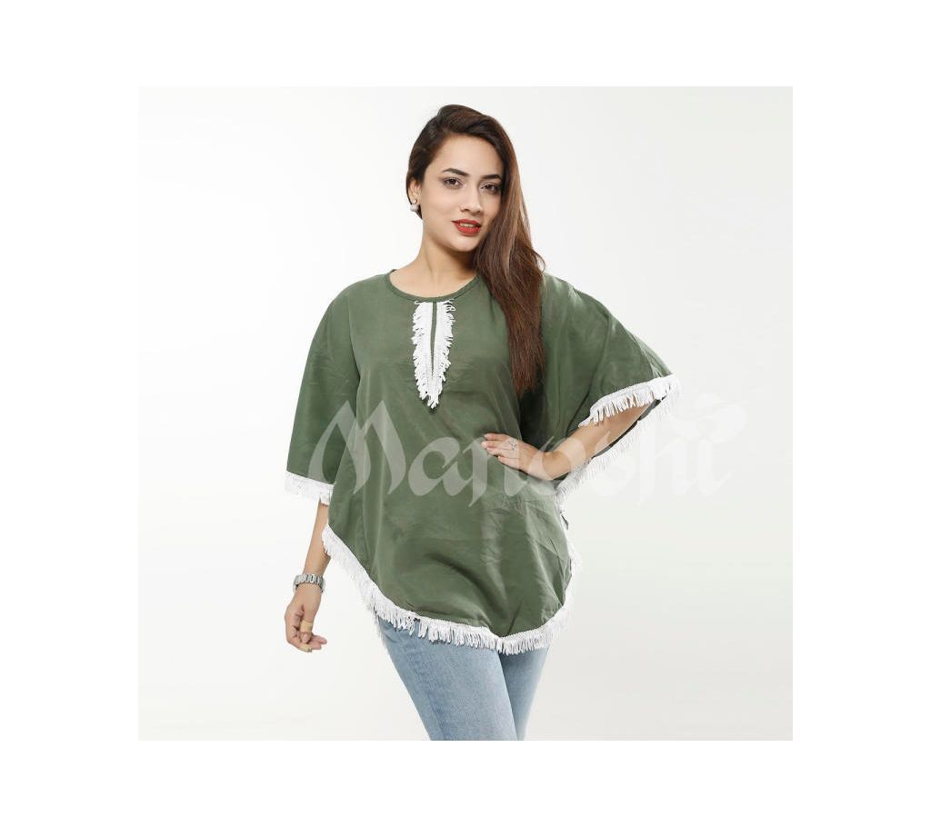 Single Kurti for Women Olive Color