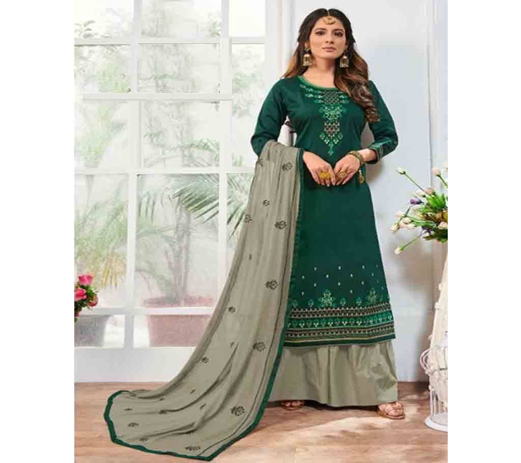 Noor BY Kalarang Collection Unstitched Cotton 3Pcs-892
