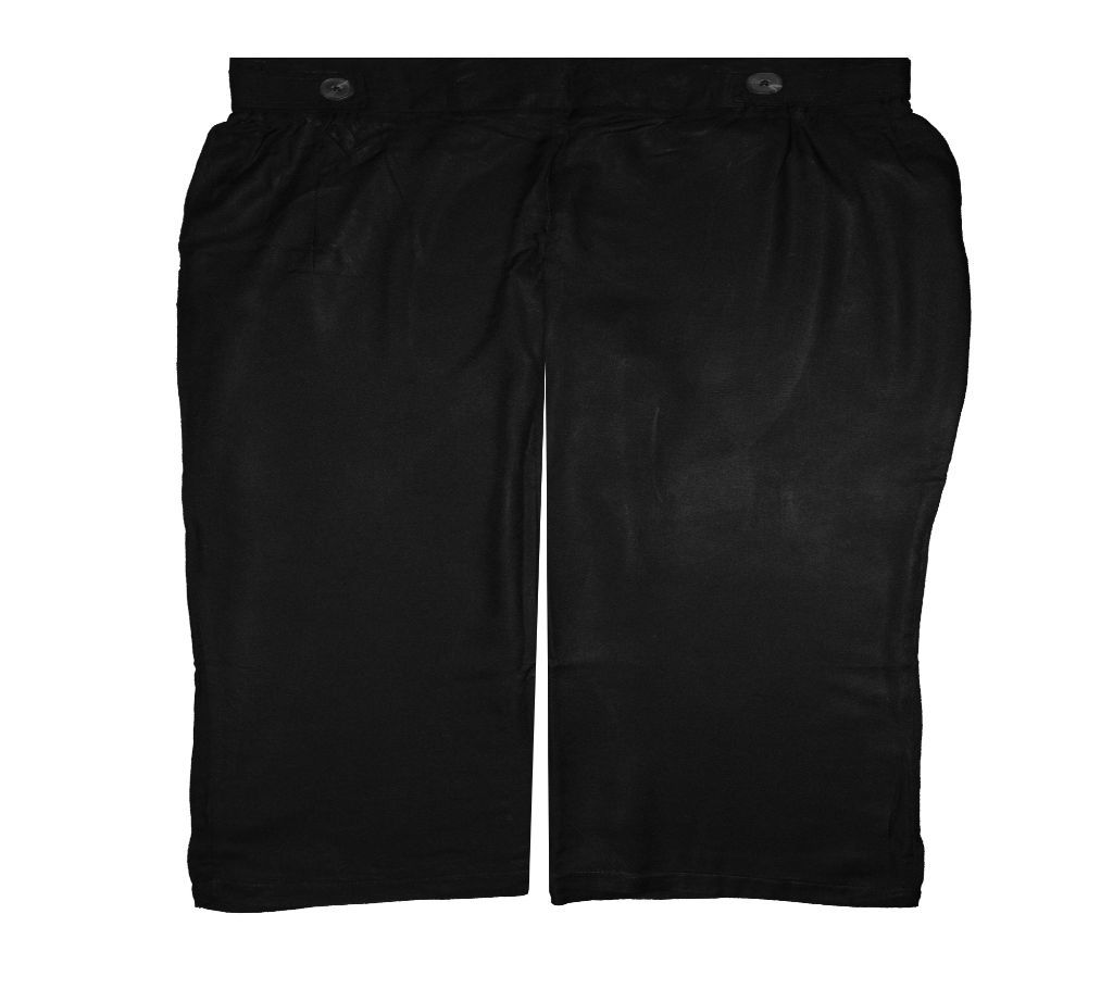 Black Cotton Trouser.