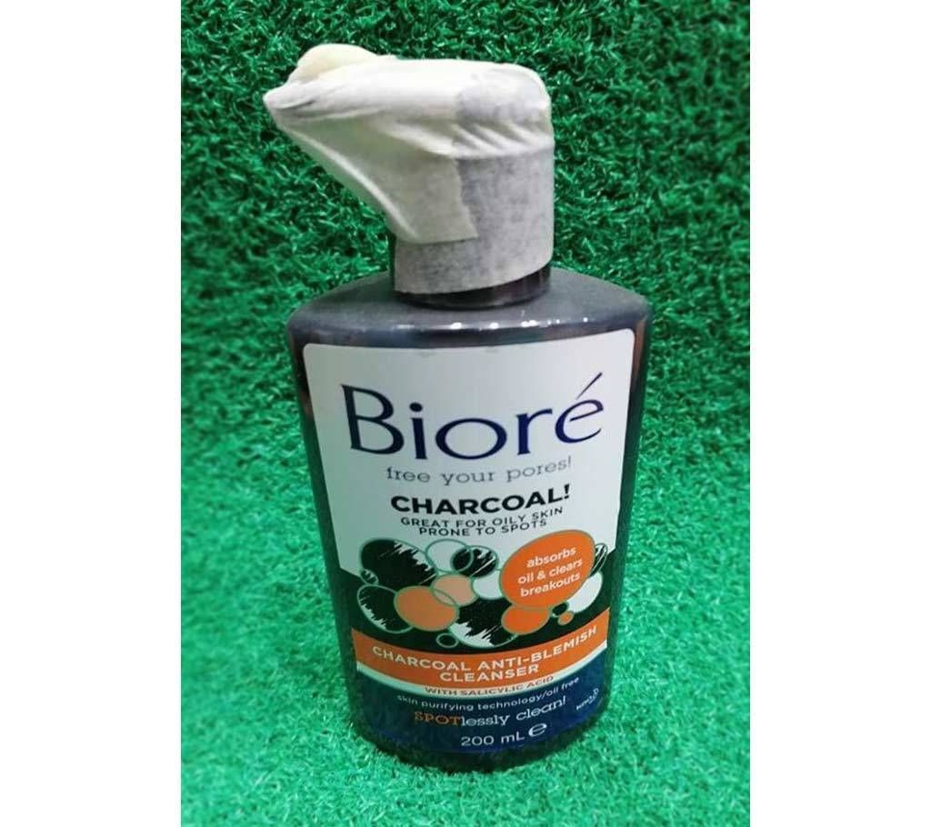Original Biore charcoal anti-blemish cleanser 200 ml Canada