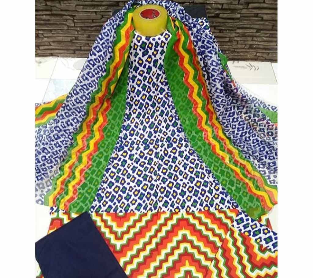 Joypuri Cotton Skin Printed Shalwer Kameez for Women-4