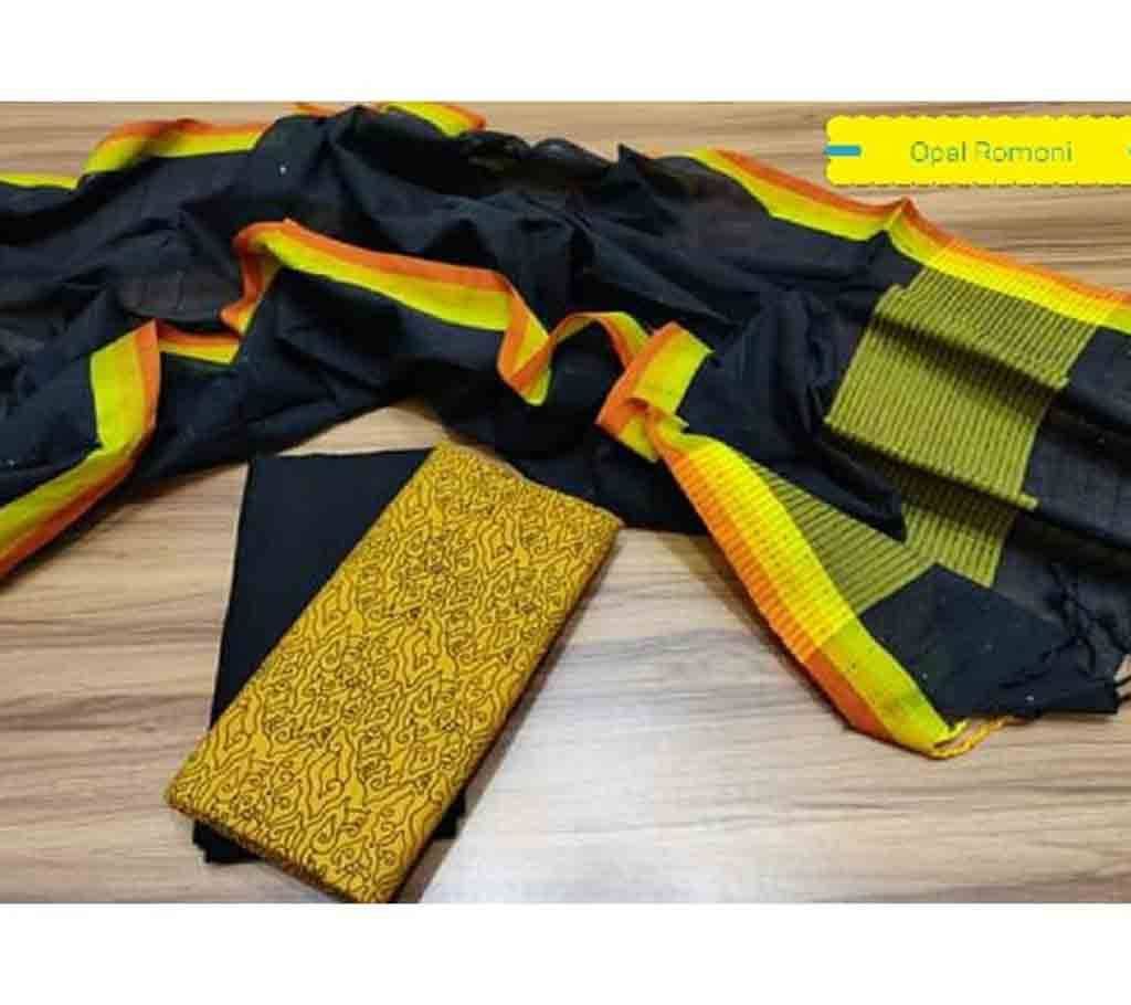 Homemade Tat Original Cotton Multi Color Deshi Shalwar Kameez-76
