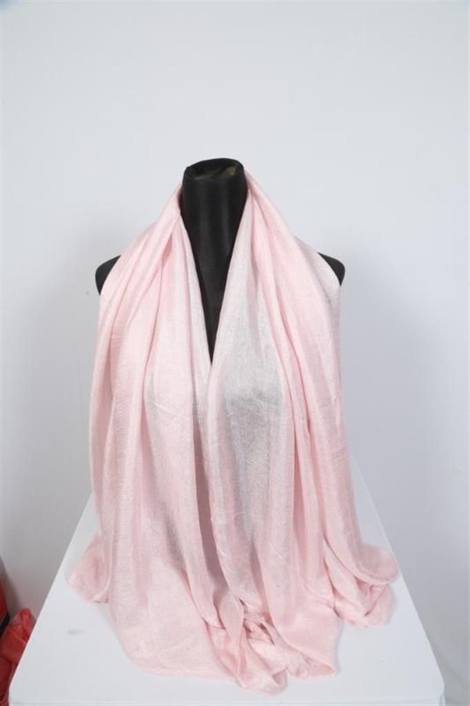 Light Pink Color Samu Silk Hijab